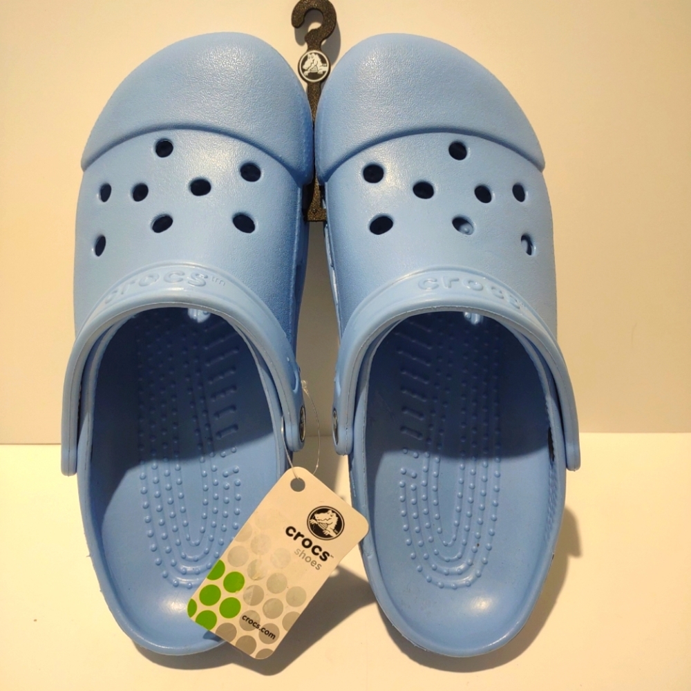 NEW! Light Blue Motion CROCS. Women's  size 10-11, Men's size 8-9